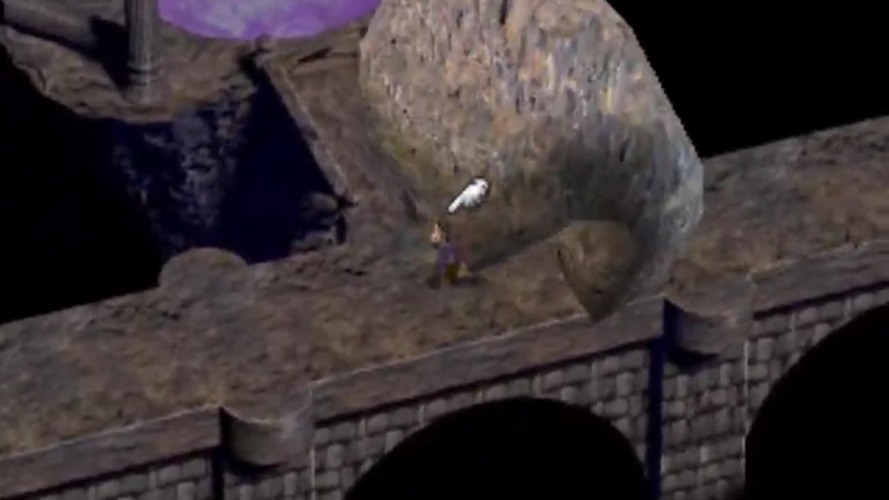 FF7 Temple of the Ancients Rock Puzzle