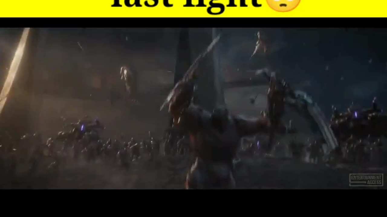 Avengers endgame last fight 🥺