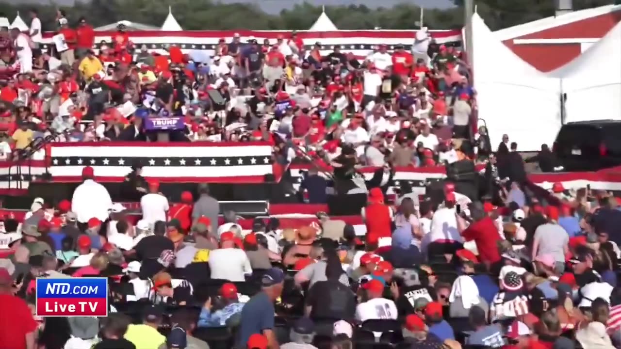 PRESIDENT TRUMP SHOT IN ASSASSINATION ATTEMPT AT RALLY. THEY JUST TRIED TO KILL DONALD TRUMP.