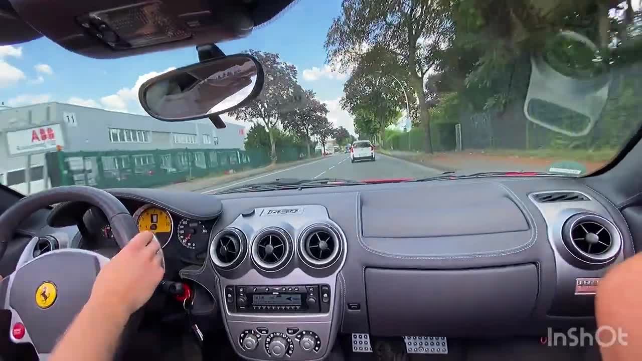 Ferrari F430 Spider Testfahrt-Autobahn