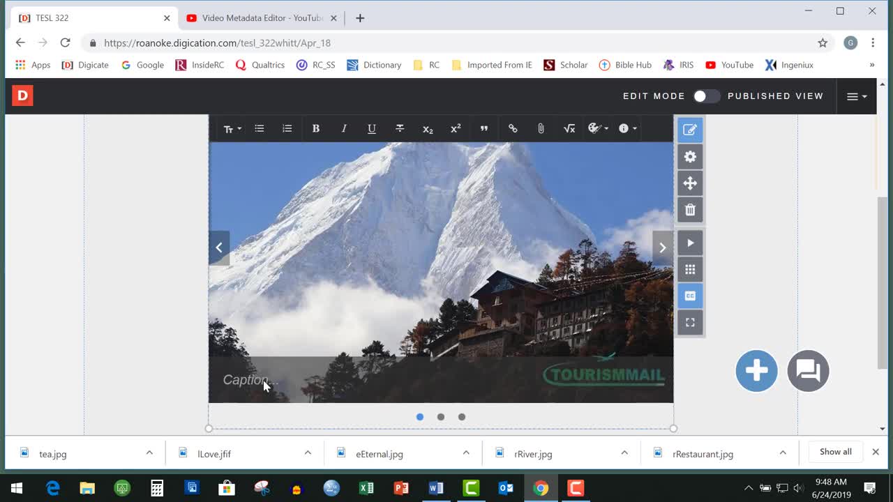 Digication: Picture Upload