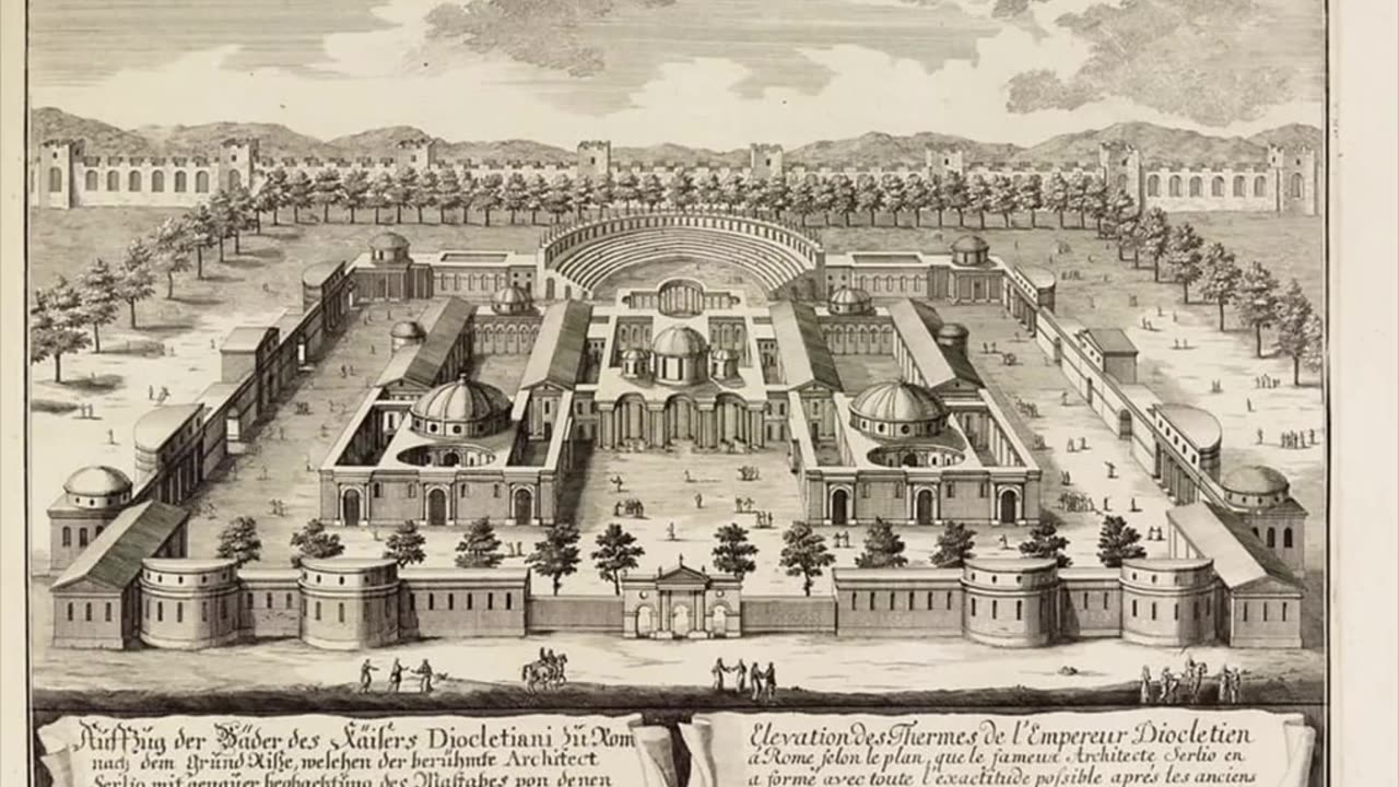 collection of illustrations depicting the old world