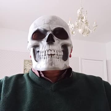Mr Skeleton Laughing Very Funnily.