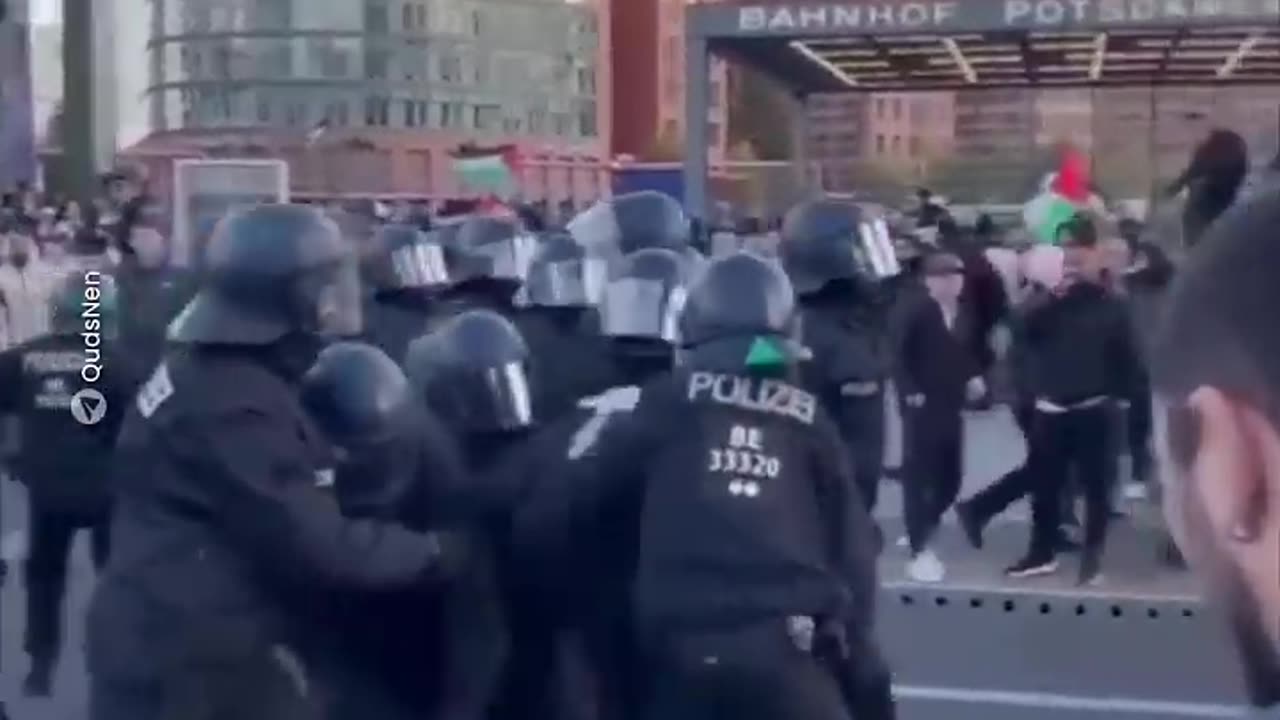 Deutsche pro Palestina Proteste Polizei