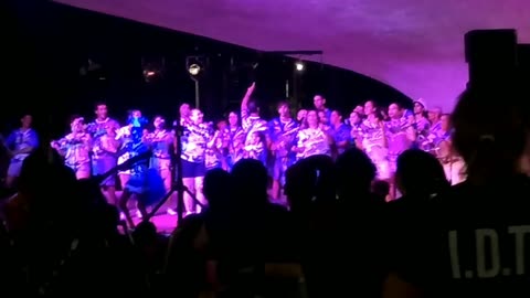 Escuela de samba LA PAGOZAR - Parte de la actuación en El Hongo, Tacuarembó, Uruguay (05/02/2024)