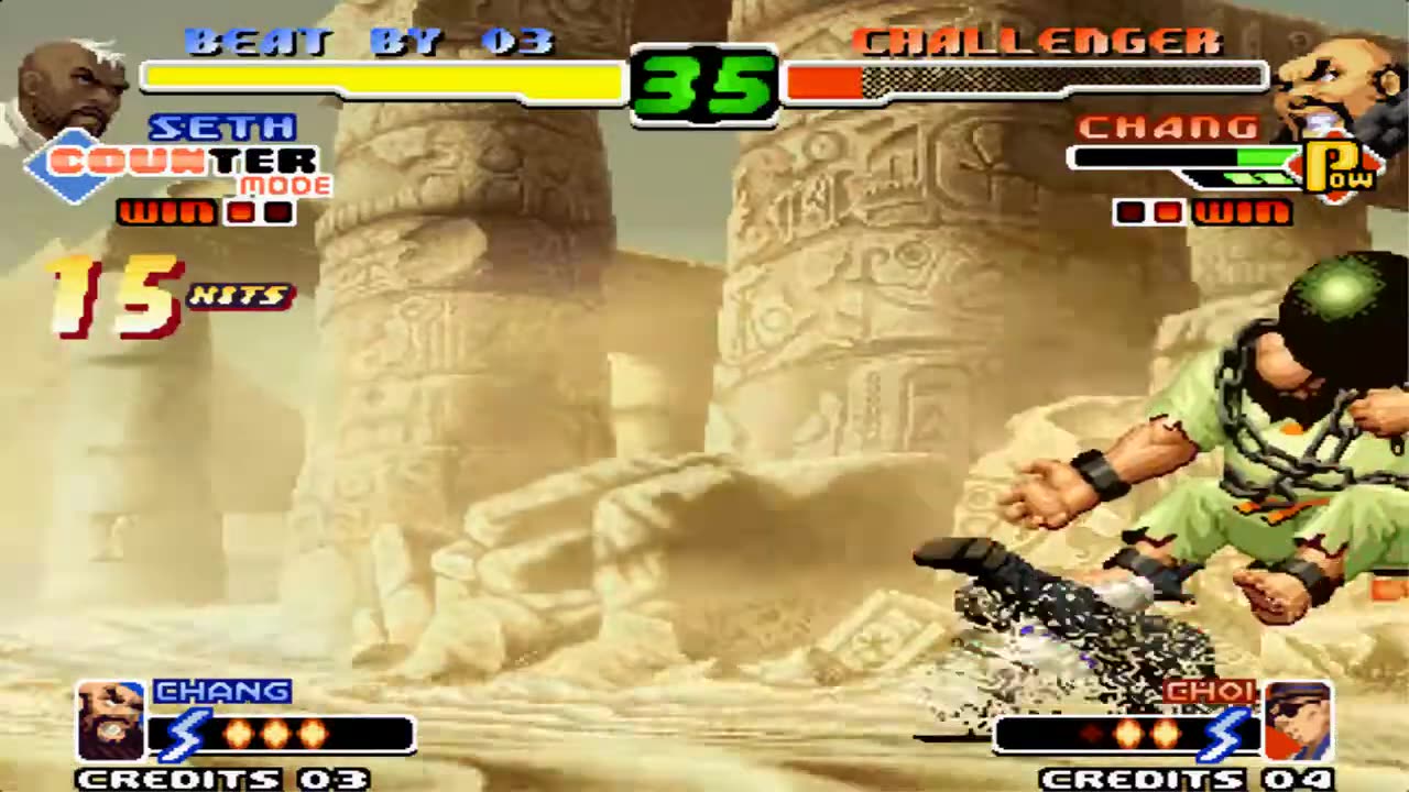 Seth Combo Counter Mode KOF 2000