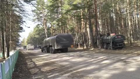 At the airfield in Mozyr in Belarus