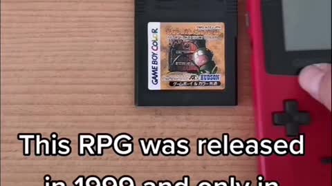 Poyon no Dungeon Room RPG Game for Game Boy Color