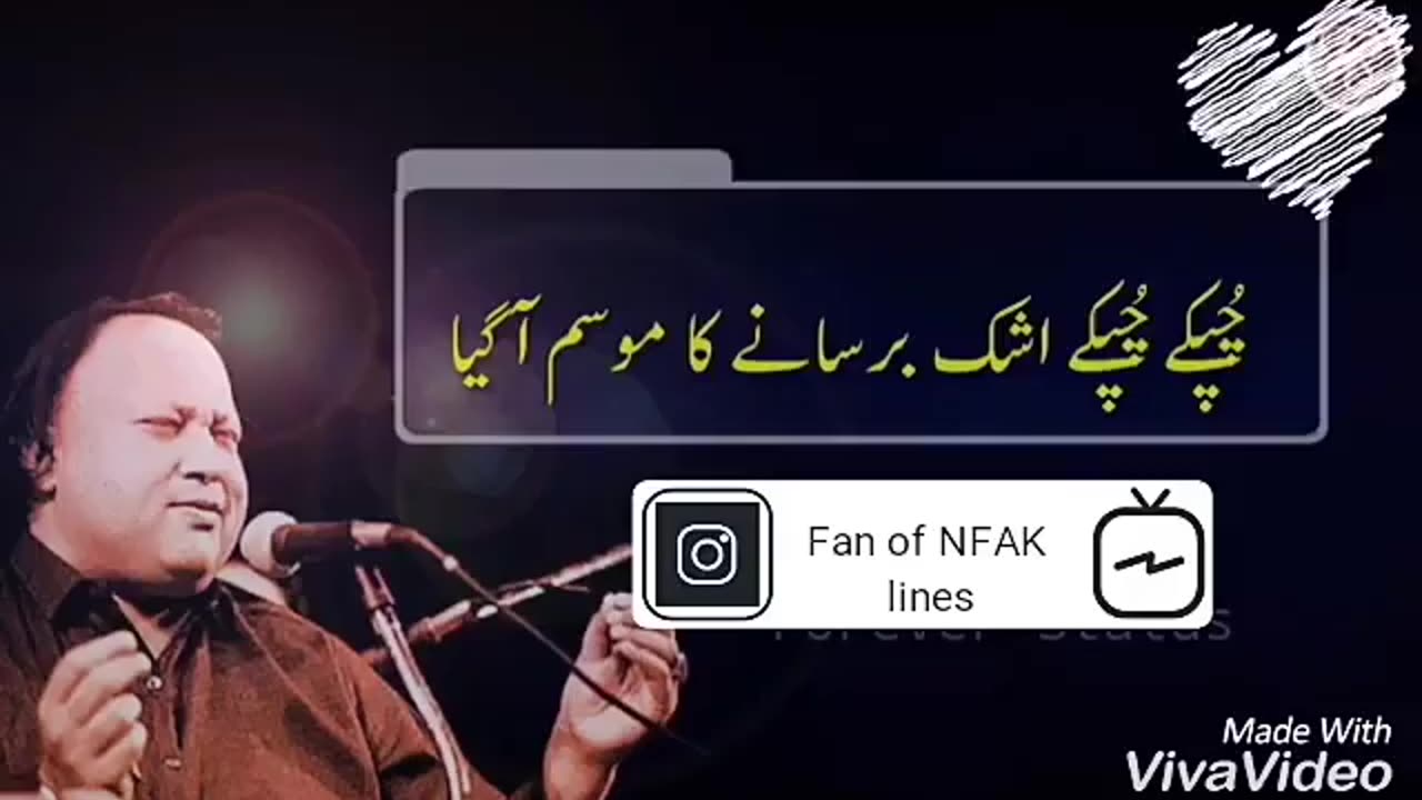 Mast aankhon ki kasam khaaney Ka mousam aa gya|Best of Nusrat Fateh Ali Khan videos|poetry lovers