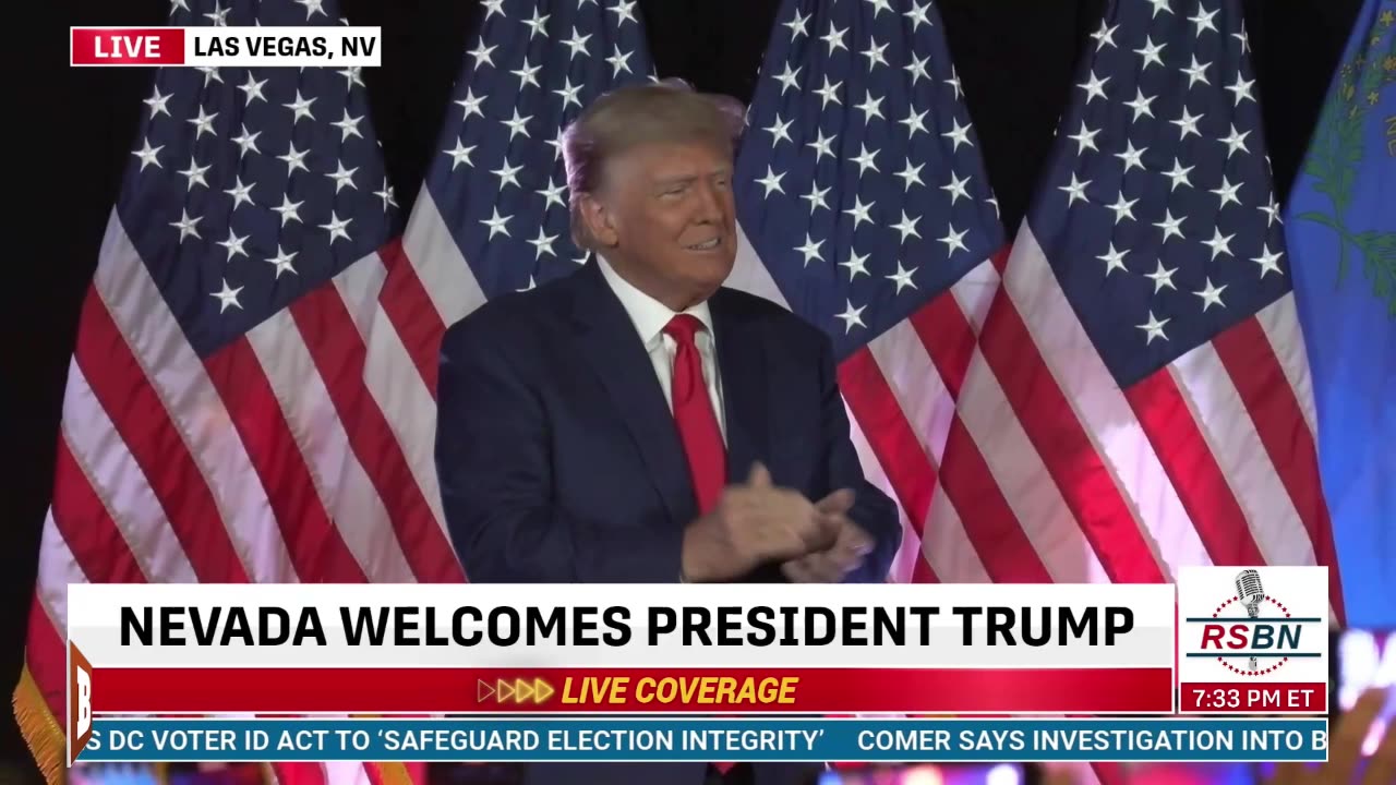 LIVE: Donald Trump Holding Save America Rally in Las Vegas, NV...