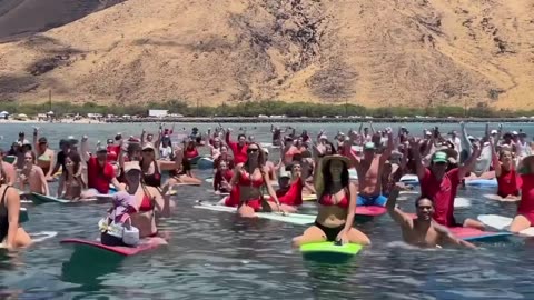 1000 people paddled for Maui Lahaina