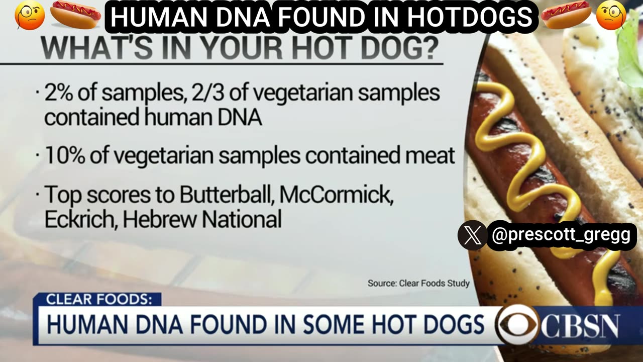 Human DNA found in HOT DOGS!!! 🌭🧐🤔🌭