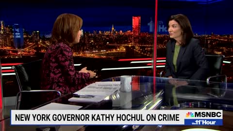 Even MSNBC is calling out Democrat Kathy Hochul.