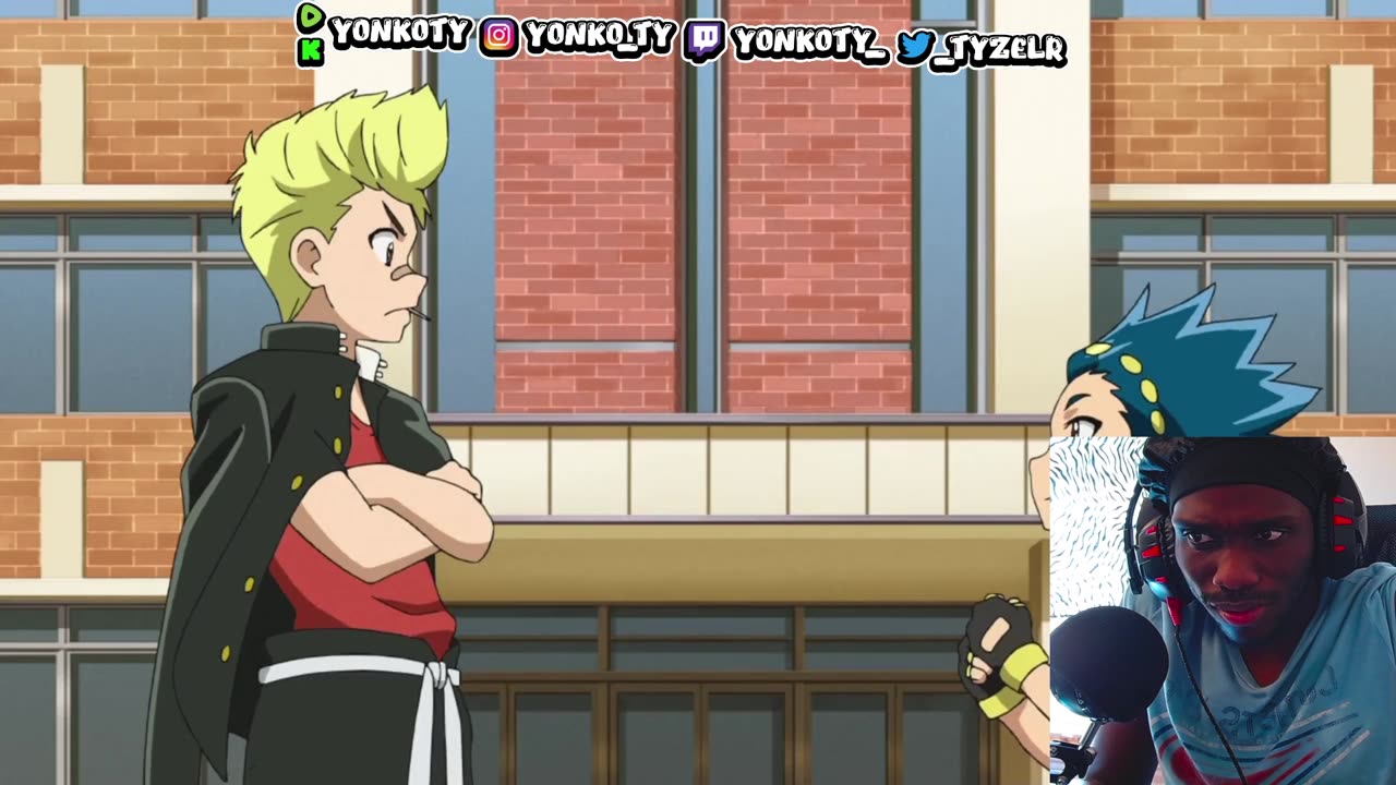 BEYBLADE BURST ANIME REACTION UNCUT! (episode 2)