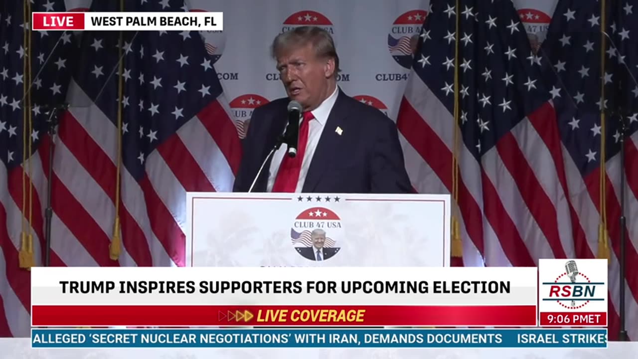 President Trump's Full Speech at Club 47 in West Palm Beach, FL (10/11/23)