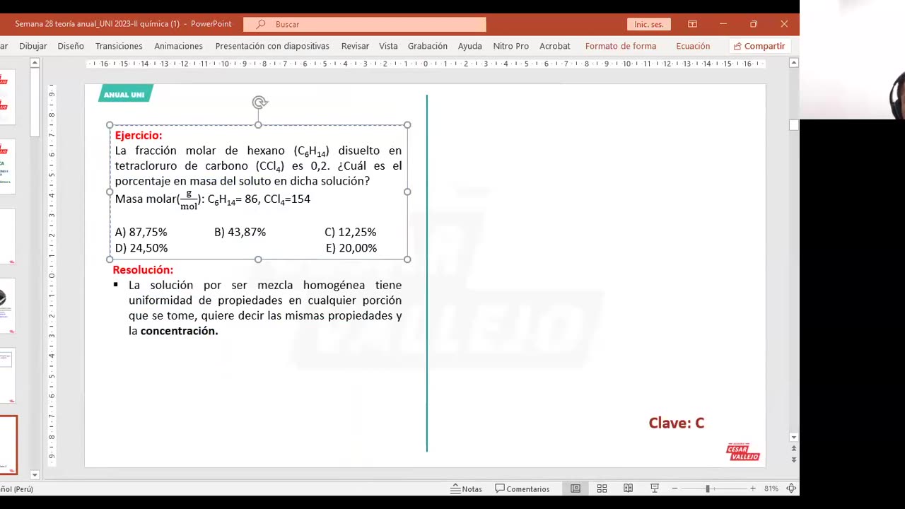 ANUAL VALLEJO 2023 | Semana 28 | Química S1 | Geometría S1 | Trigonometría S1