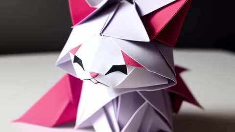 Origami Cat Picture ☯️