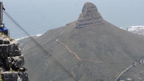 Cable Car Ascending Table Mountain