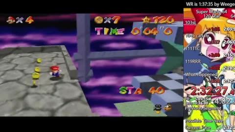 120 no reset #3 (Super Mario 64)