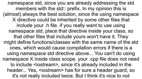 c How to correctly split a cpp into a cpp and a h