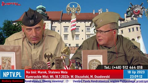 Rodacy Kamraci. 2023.07.18. Kamrackie Wici. Wojciech Olszański, Marcin Osadowski. NPTV