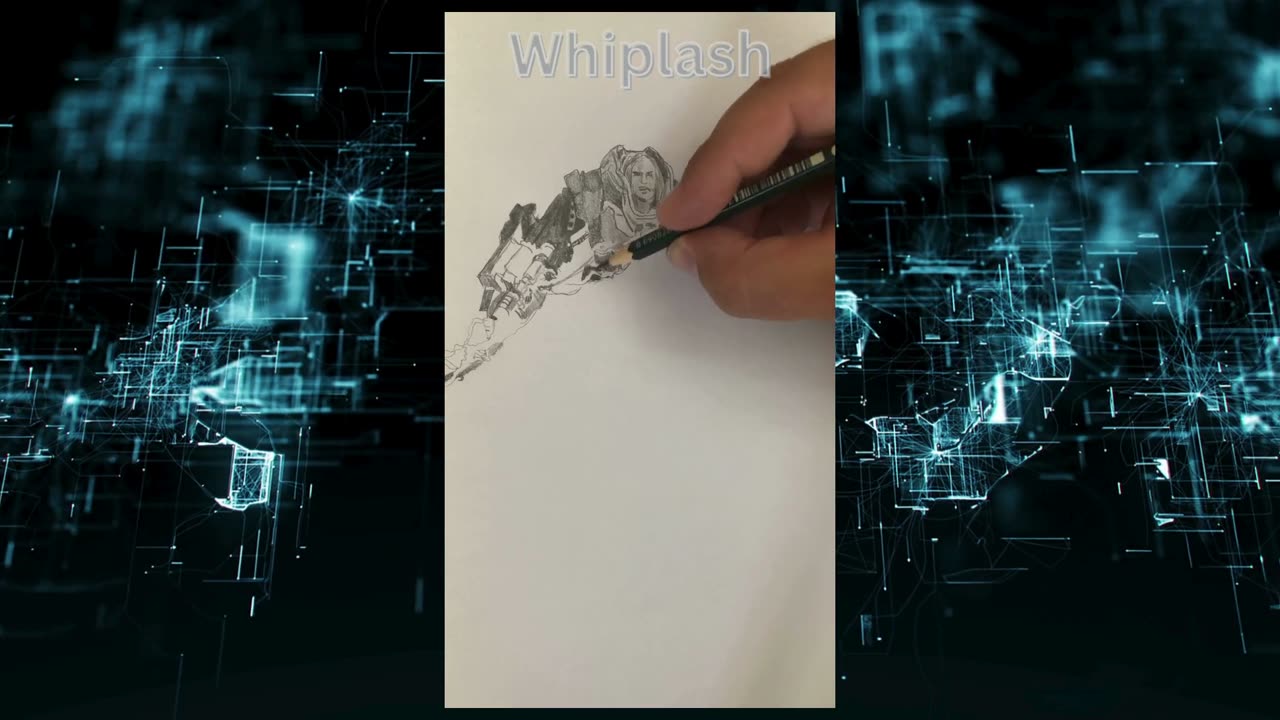 Ivan Vanko aka Whiplash timelapse drawing