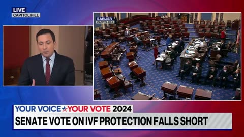 Senate IVF bill fails again to advance on mostly party line vote