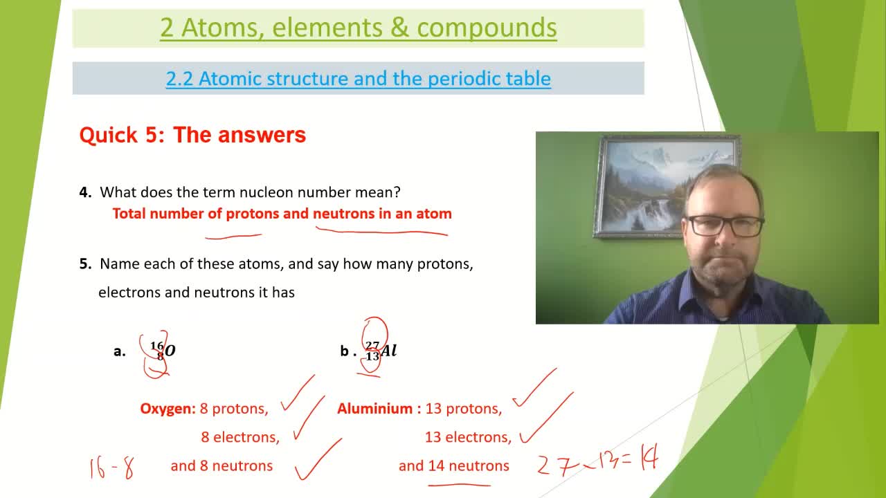 Atomic Structure and the Periodic Table Part 1