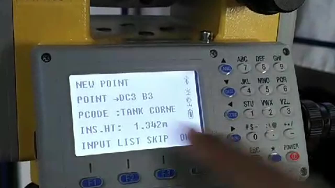 South Total station Resction method