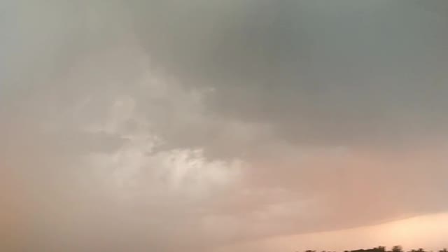 A storm was approaching