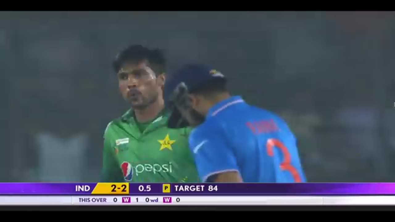 Mohammed amir blowing