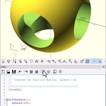 OpenScad: Create the OpenScad Logo
