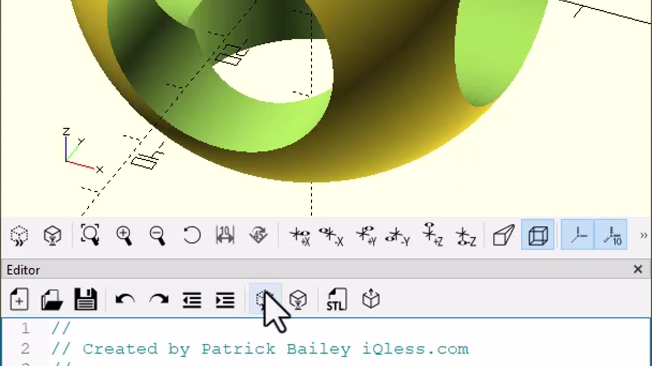 OpenScad: Create the OpenScad Logo