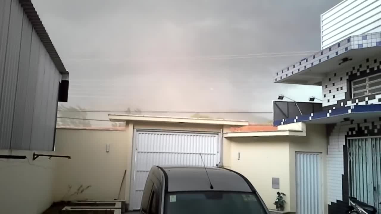 Tornado Rips Off Roof