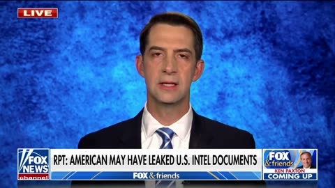 Tom Cotton warns of 'very damaging' US intel docs leak