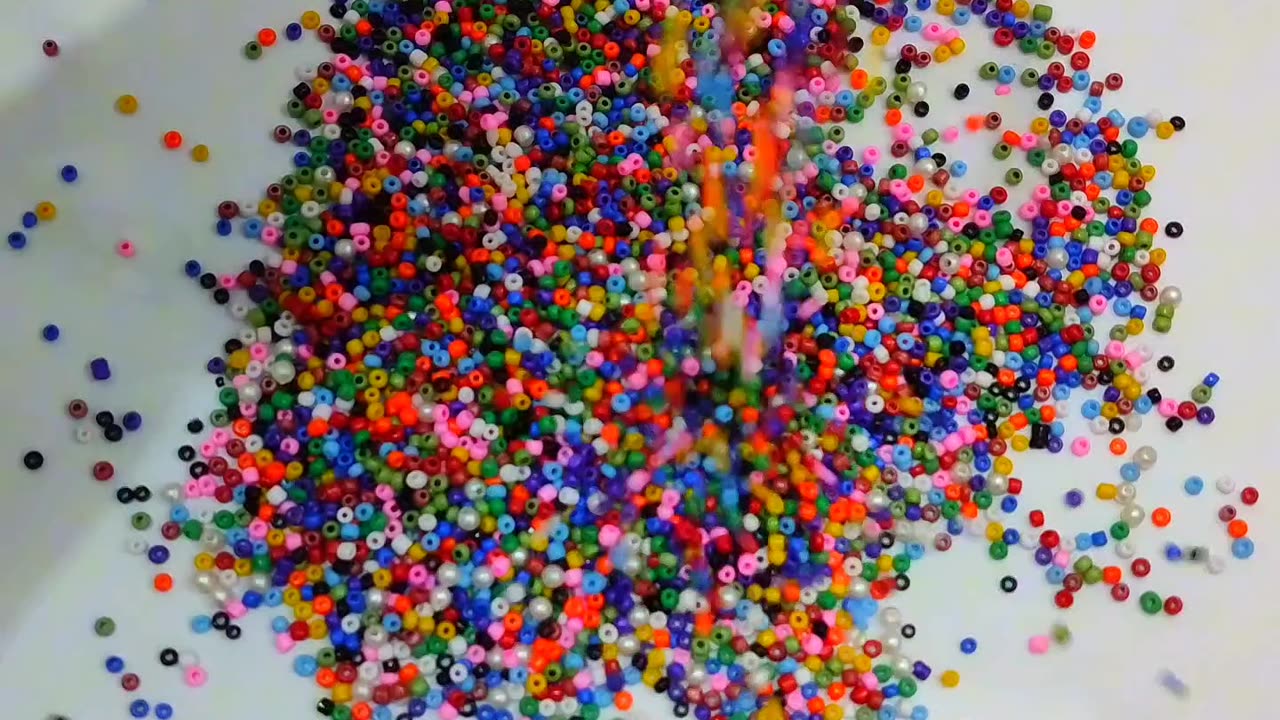 Asmr 😀 ⭐ satisfying reverse colourful beads