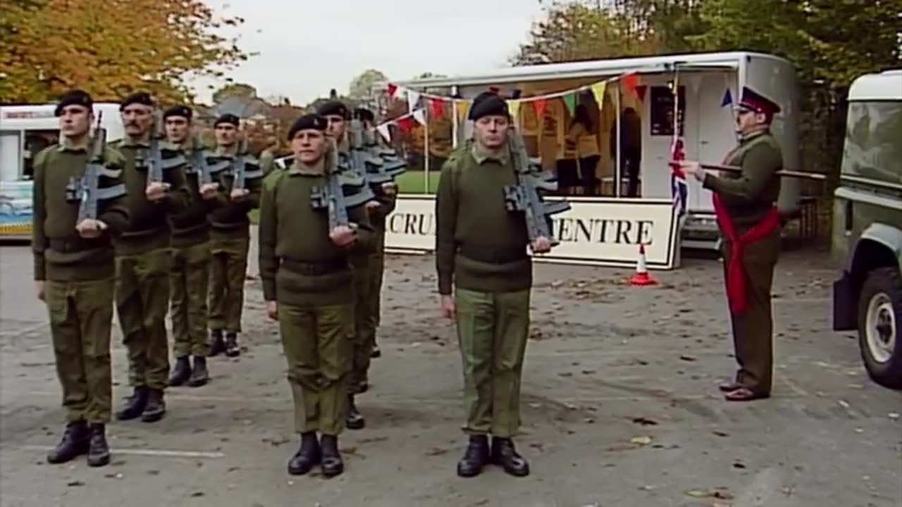 Mr bean Army funny video