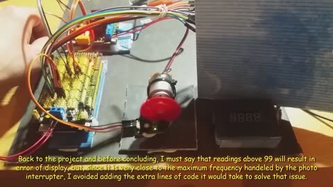 Photo Interrupter max frequency count (fianl). Arduíno Mega, Photo Interrupter , 7 segment display