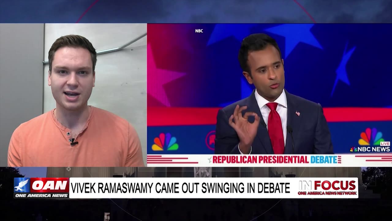 IN FOCUS: Vivek Ramaswamy Came Out Swinging in GOP Debate with Luke Ball – OAN