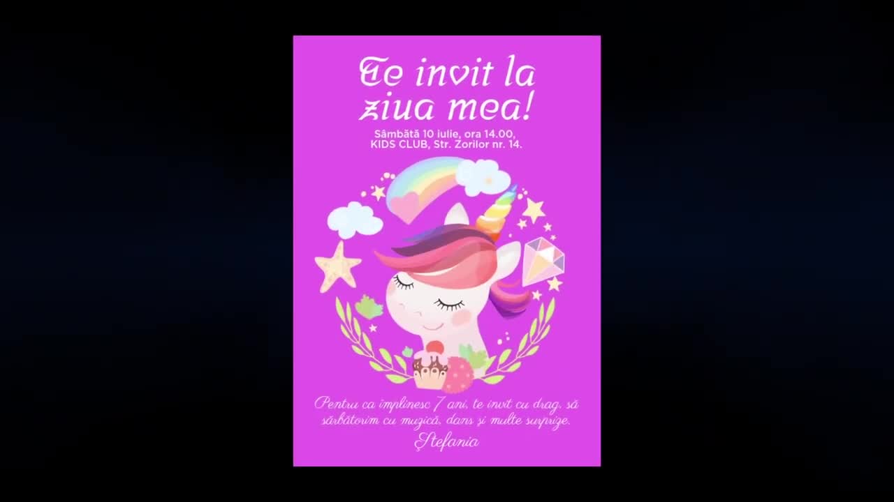 (tonomatograph.com) Text invitatie zi de nastere copii 7 ani