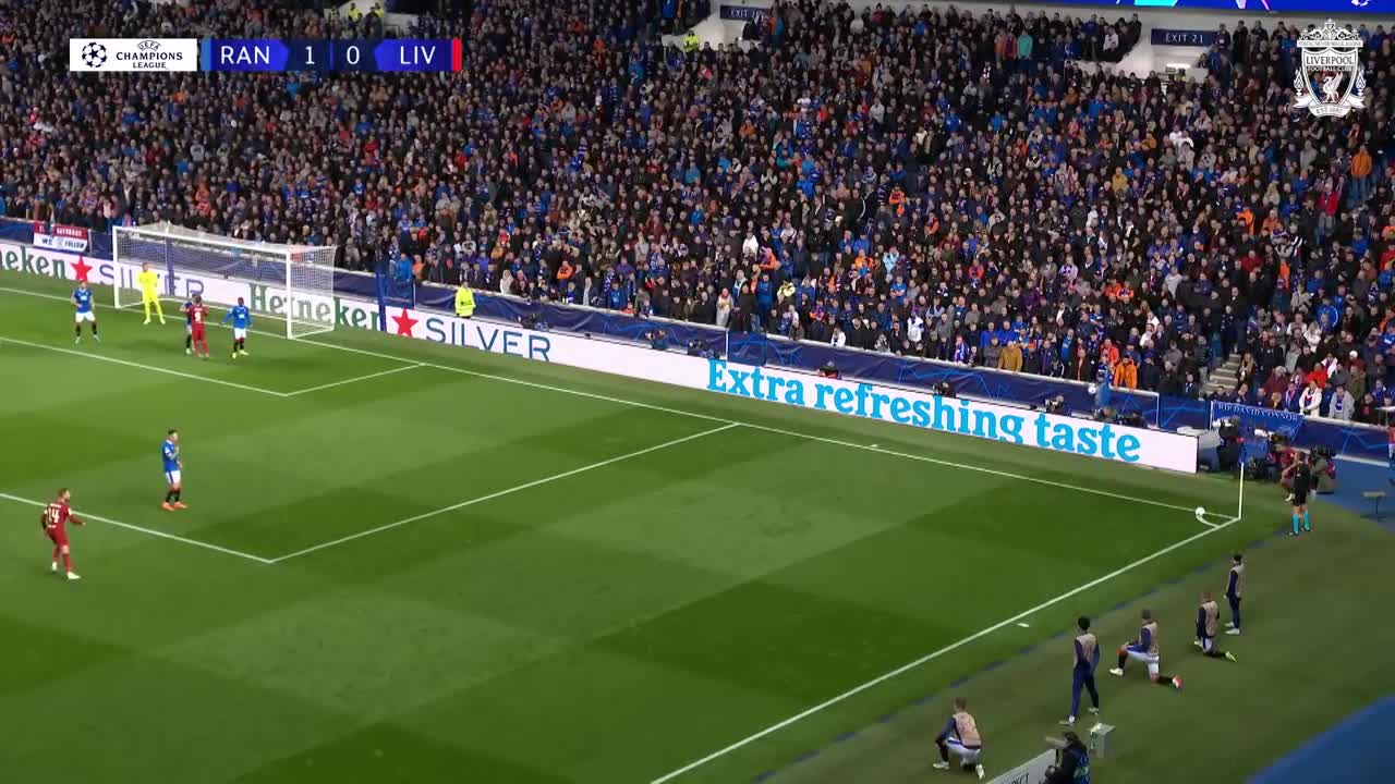 HIGHLIGHTS_ Rangers 1-7 Liverpool _ Salah hat-trick as Reds comeback to hit SEVEN!