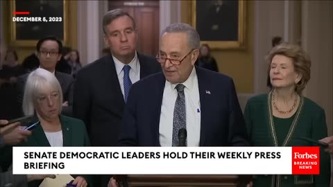 Schumer Calls GOP Border Bill 'A Nonstarter' As Fight For Ukraine Aid Intensifies