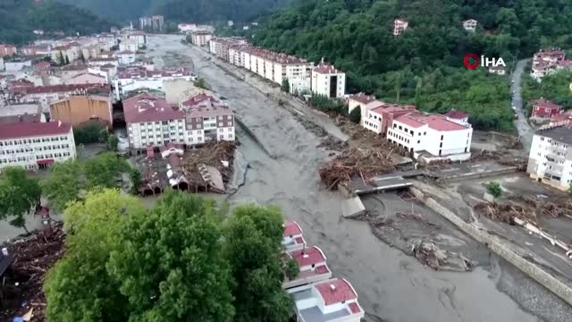 Drone shows dramatic Turkey flood rescue