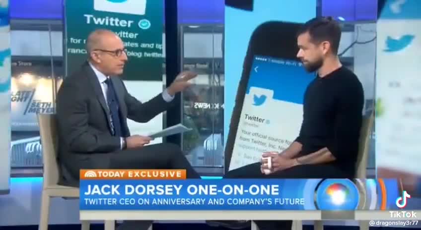 Jack Dorsy says Twitter doesn't sensor.