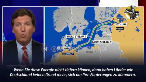 Tucker Carlson, comentó sobre los aparentes actos de sabotaje en los oleoductos Nord Stream 1 y 2