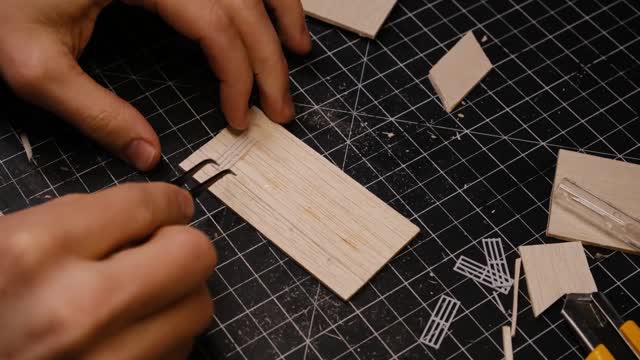 【Model making】Build a western town, handmade, two episodes.