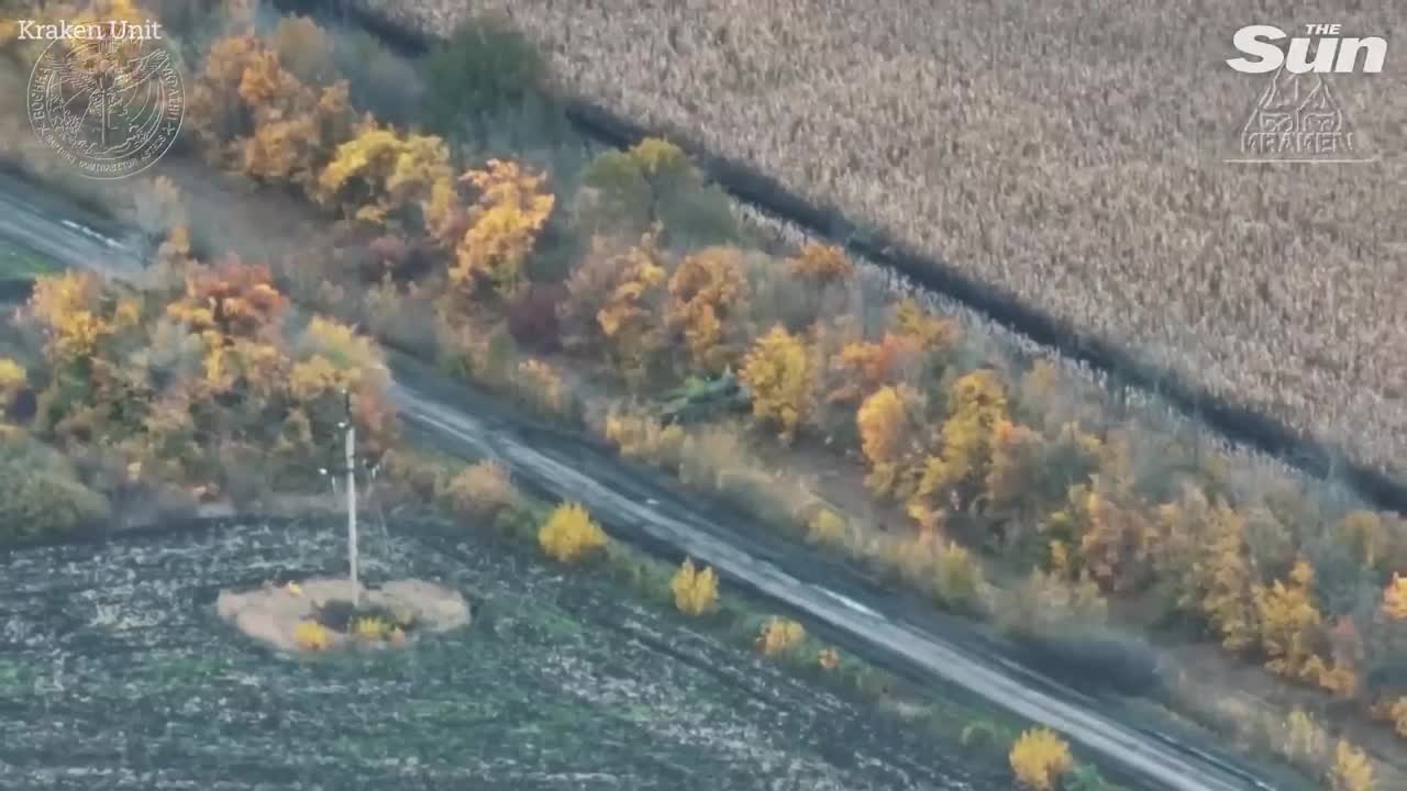 Ukrainian Kraken Unit destroys tanks with drones and artillery near Svatove