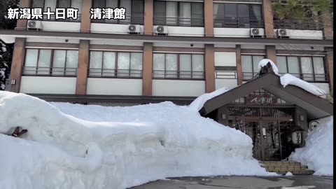 【温泉女子】日本一？！絶句するほどの渓流雪見温泉♨️【限定動画は概要欄まで】#hotspring #japan #onsen