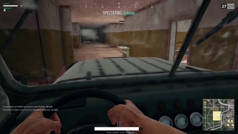 PUBG luckiest car double kill