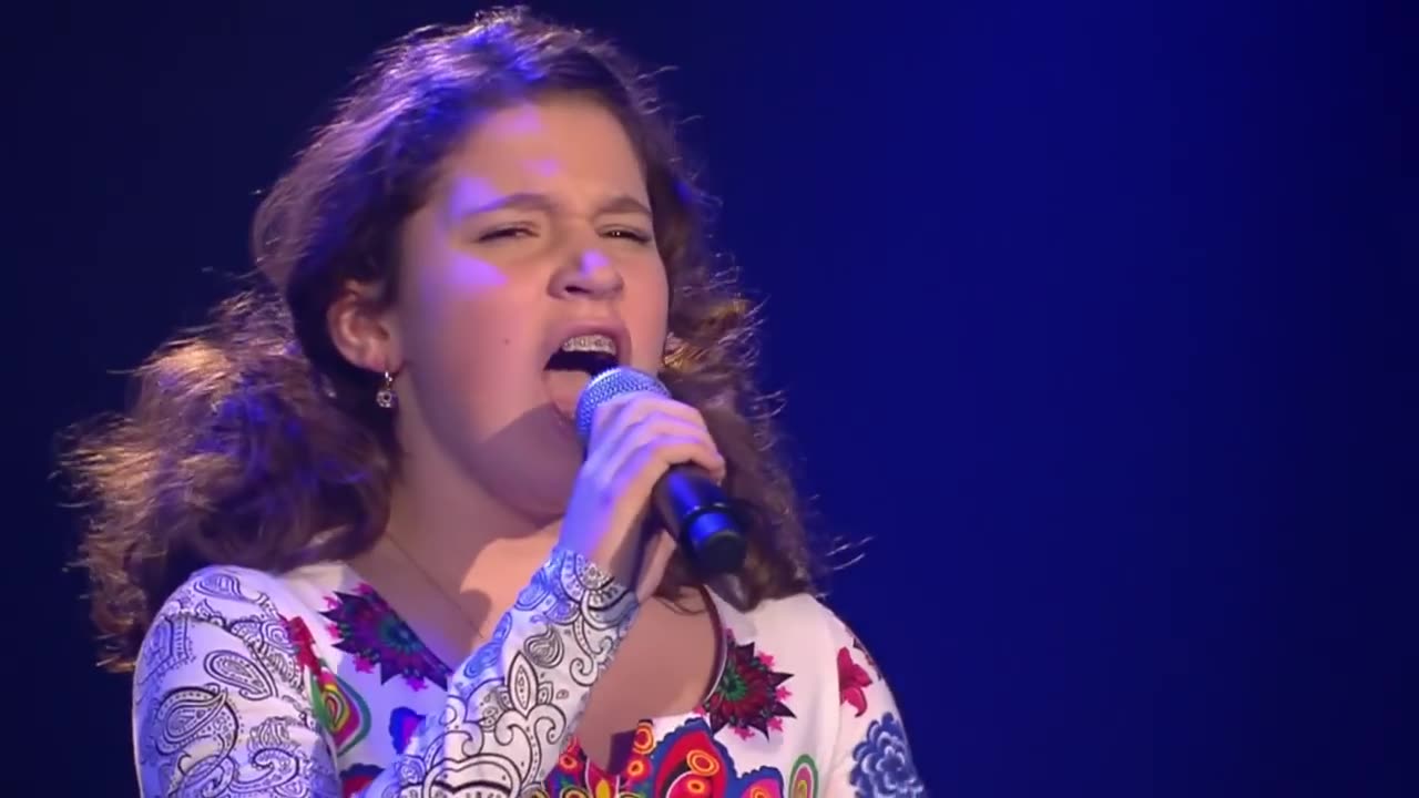 Andrea Bocelli - Time To Say Goodbye (Solomia) _ The Voice Kids 2015 _ Blind Auditions _ SAT.1